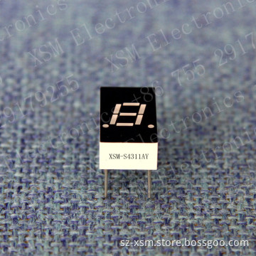 0.43" 1 Digit 7 Segment LED Display (XSM-S4311AR)